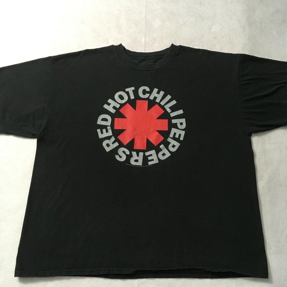 #7 Uniqlo Red Hot Chili Peppers T-Shirt 2006 RHCP Rock Tee Music Black - Picture 1 of 8